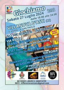 Giochiamo - Sabato 27 Luglio 2014 dalle 18.00 alle 24.00